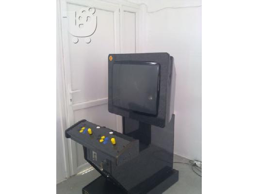 HΛΕΚΤΡΟΝΙΚΑ ΠΑΙΧΝΙΔΙΑ,ARCADE GAMES,POLYPAIXNIDA,PACMAN,VIRTUA STRAIKER